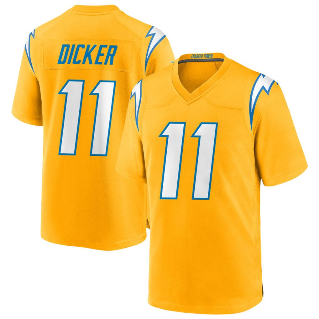 Custom #11 Gold LAC Football Shirt Top