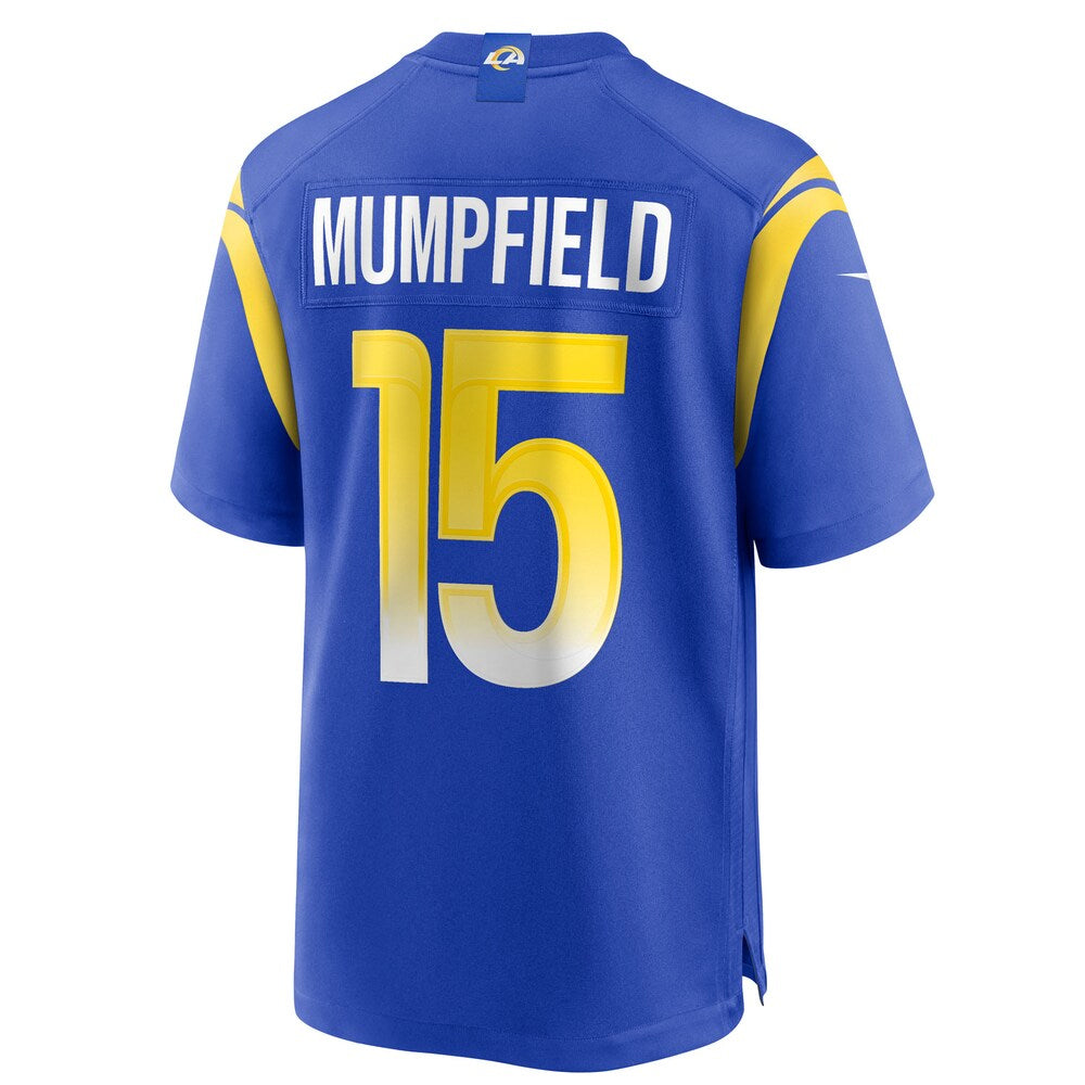 Custom #15 Royal LAR Football Shirt Top