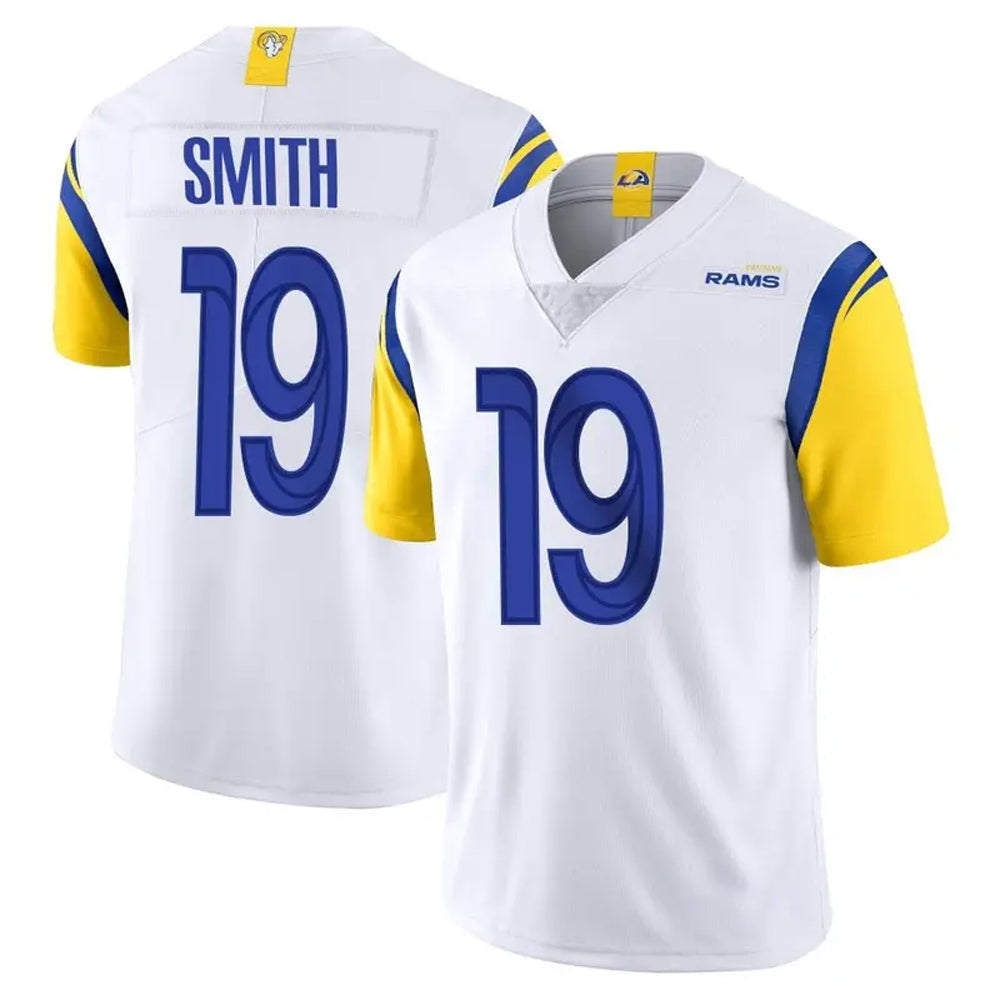 Custom #19 White LAR Football Shirt Top