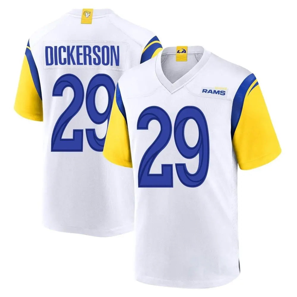 Custom #29 White LAR Football Shirt Top