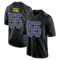 Custom #55 Black LAR Football Shirt Top