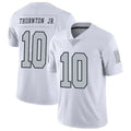 Custom #10 White LV Football Shirt Top