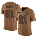 Custom #81 Brown LV Football Shirt Top