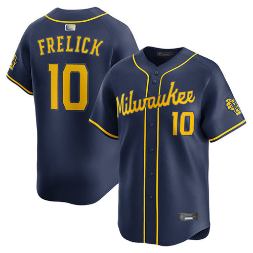 Custom #10 Navy MIL Baseball Shirt Top