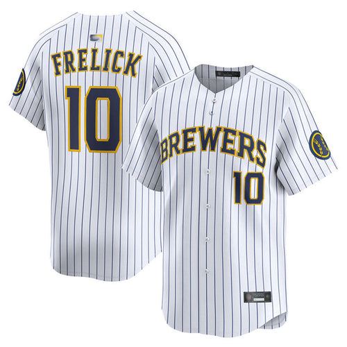 Custom #10 White MIL Baseball Shirt Top