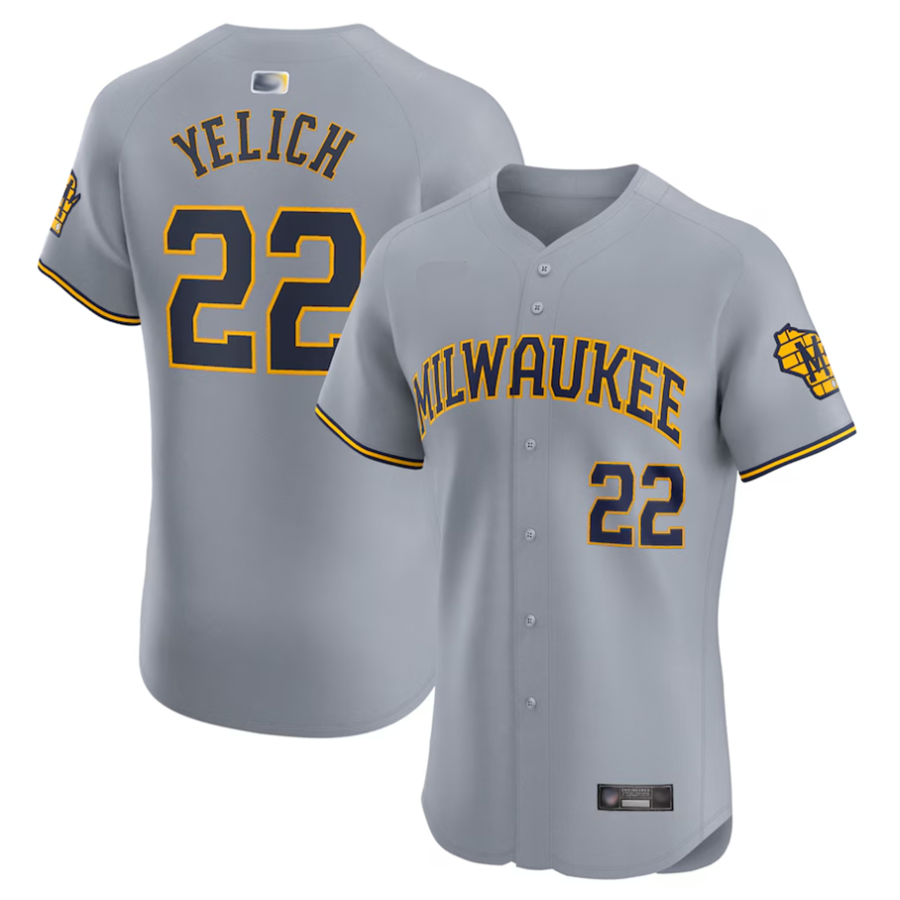 Custom #22 Gray MIL Baseball Shirt Top