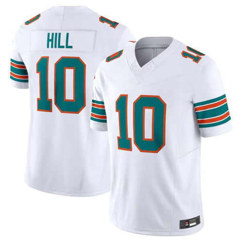 Custom #10 White MIA Football Shirt Top