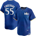 Custom #55 City Connect MIN Baseball Shirt Top