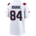 Custom #84 White NE Football Shirt Top
