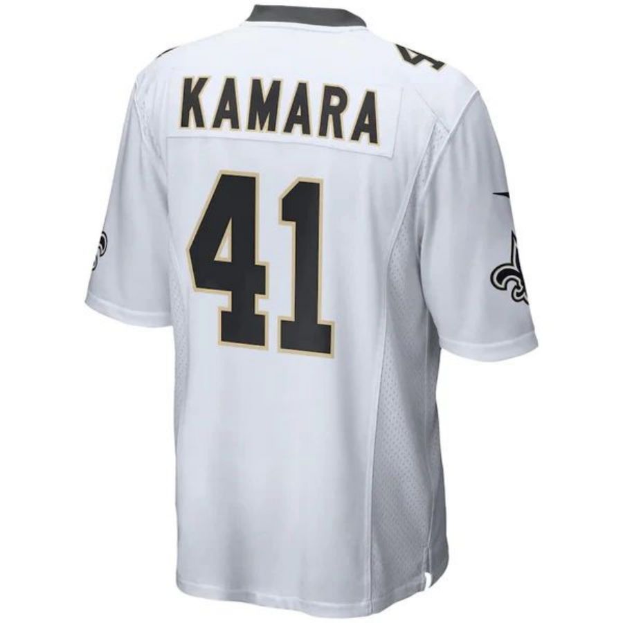 Custom #41 White NO Football Shirt Top