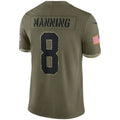 Custom #8 Olive NO Football Shirt Top