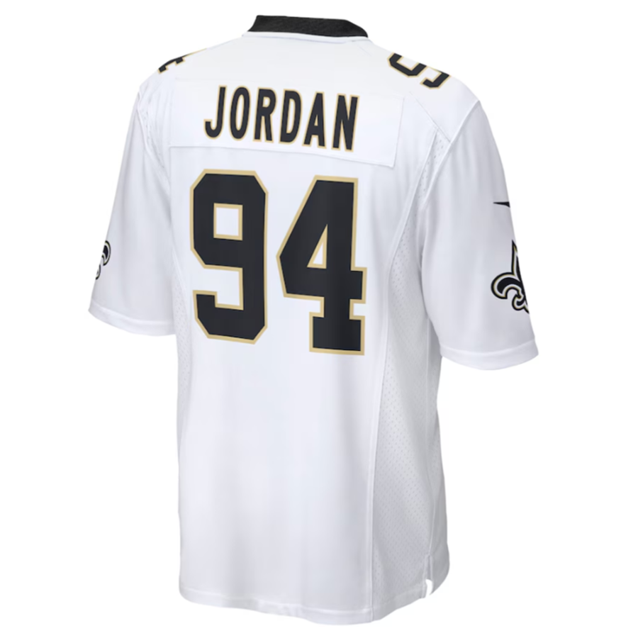 Custom #94 White NO Football Shirt Top
