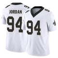 Custom #94 White NO Football Shirt Top