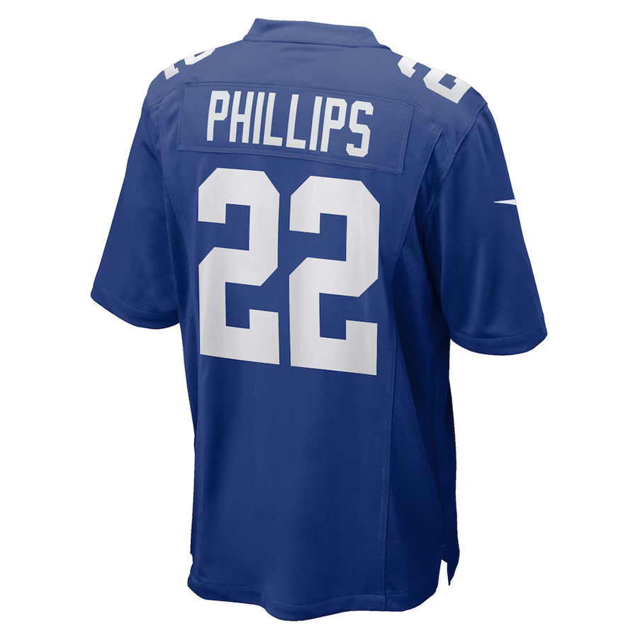 Custom #22 Royal NYG Football Shirt Top