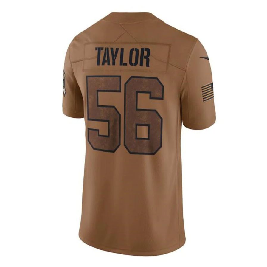 Custom #56 Brown NYG Football Shirt Top
