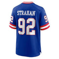 Custom #92 Royal NYG Football Shirt Top