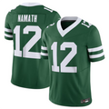 Custom #12 Green NYJ Football Shirt Top