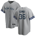 Custom #36 Gray NYY Baseball Shirt Top