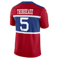 Custom #5 Red NYG Football Shirt Top
