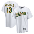 Custom #13 White OAK Baseball Shirt Top