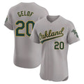 Custom #20 Gray OAK Baseball Shirt Top