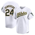 Custom #24 White OAK Baseball Shirt Top
