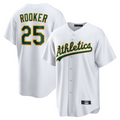 Custom #25 White OAK Baseball Shirt Top