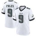 Custom #9 White PHI Football Shirt Top