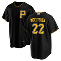 Custom #22 Black PIT Baseball Shirt Top