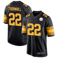 Custom #22 Black PIT Football Shirt Top