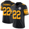 Custom #22 Black PIT Football Shirt Top