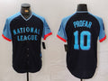 Custom #10 Navy All Star SD Baseball Shirt Top