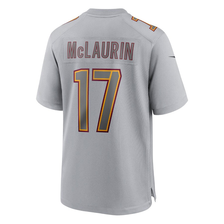 W.Commanders #17 Terry McLaurin Player Gray Fashion Game Football Jerseys