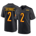 Custom #2 Black WAS Football Shirt Top