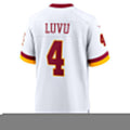 Custom #4 White WAS Football Shirt Top