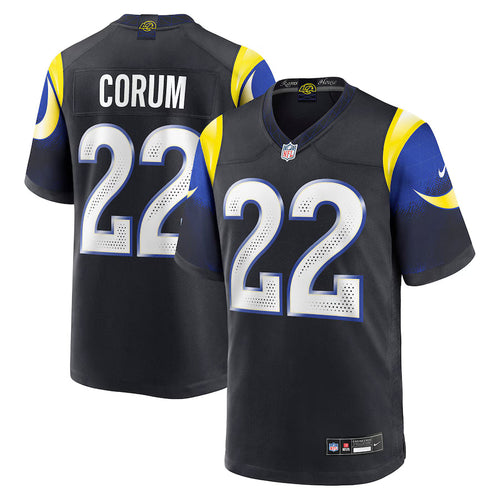 Blake Corum Los Angeles Rams 2025 Rivalries Collection Jersey - Midnight Blue